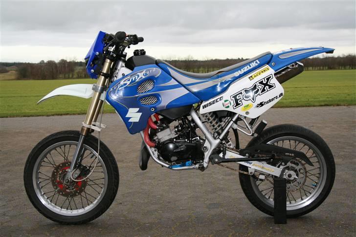 Suzuki Smx ->blå<- [TST] SOLGT;( - der er kommet nyt sæde fælge/dæk og tankskjolde på  billede 17