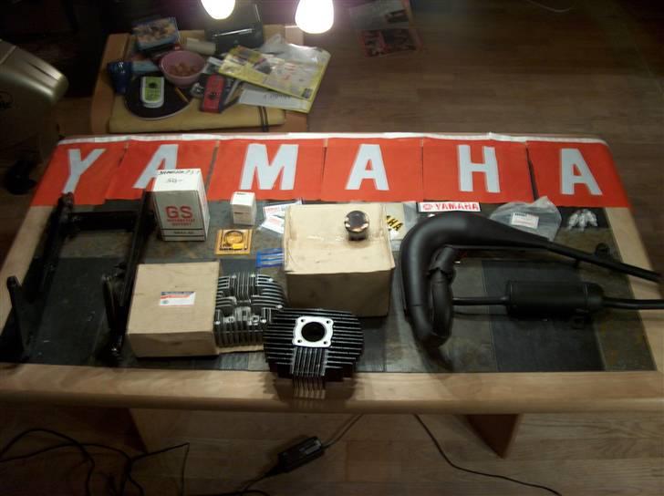 Yamaha FS1 4 gear byttet til jog - mine nye dele aldt er helt nyt billede 8