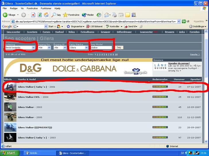 Gilera Stalker [Sæby´s] (Solgt) billede 7