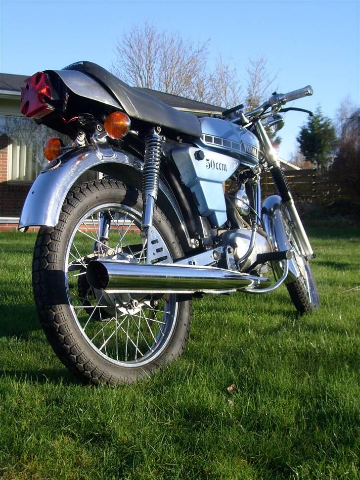 Yamaha FS-1 K1  - 15. Februar 2008 - Veloverlevet efter en "slem" vinter, dog stadig med olie på kromdelene og upoleret.  billede 14