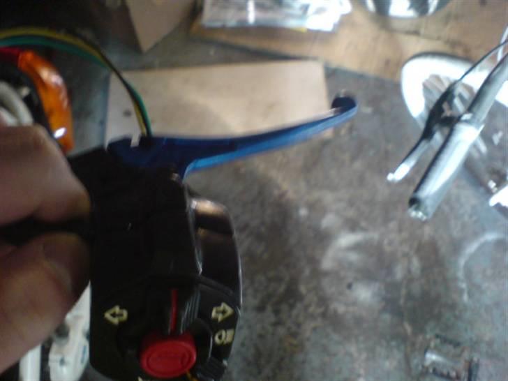 PGO Comet SOLGT - Jog indstrument..   og metallic blå bremse greb helt nyt billede 11