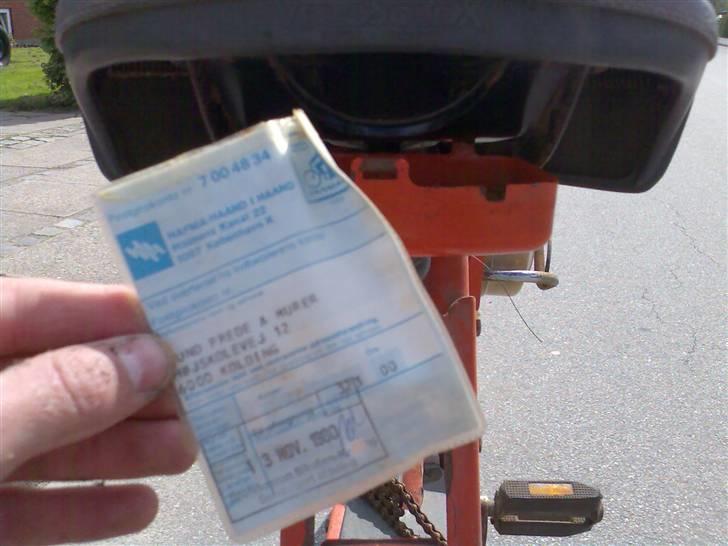 Velo Solex 5000 - Forsikrings papir (Fra gammel tid:))  billede 5