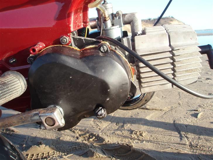 Puch Maxi K - Mat sort motorblok billede 10