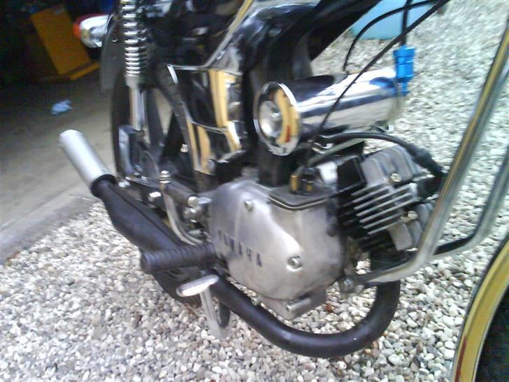 Yamaha 4 Gear (: (byttet) - Bemærk forlænget udstøding. Det er så kickstarteren ikke går på udstødningen billede 3