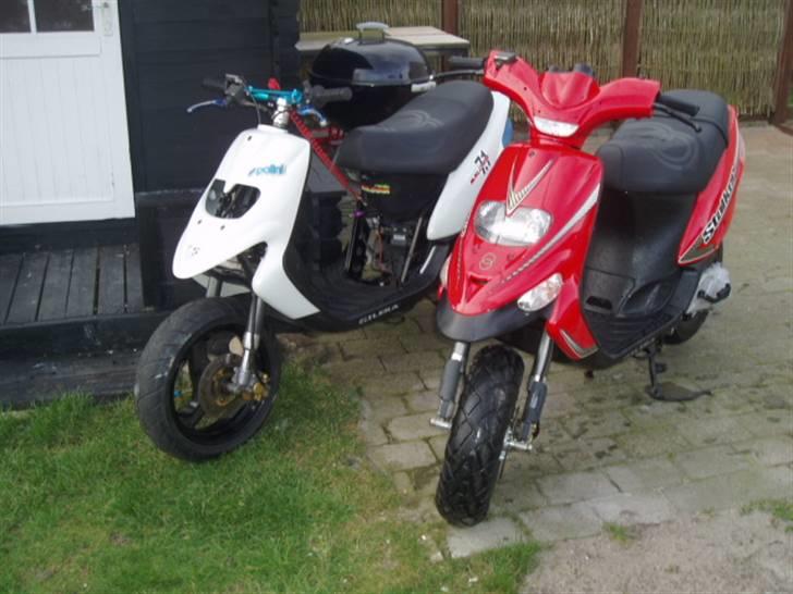 Gilera  Stalker SOLGT! - min nye røde stalker ved siden af racern :) billede 12