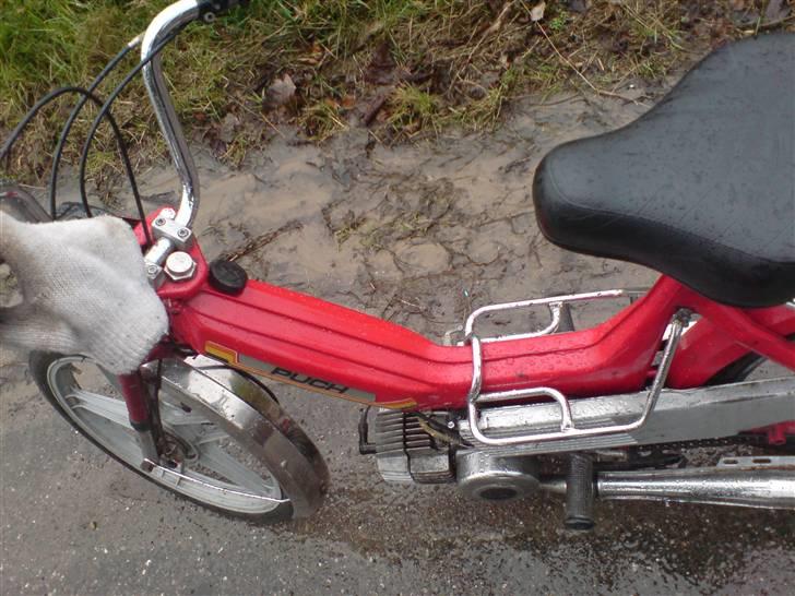 Puch maxi k STJÅLET - en våd dag med sne og hele lårtet hvor jeg løb tør for benz :D sku gå 7-8 kilometer hjem :D billede 17