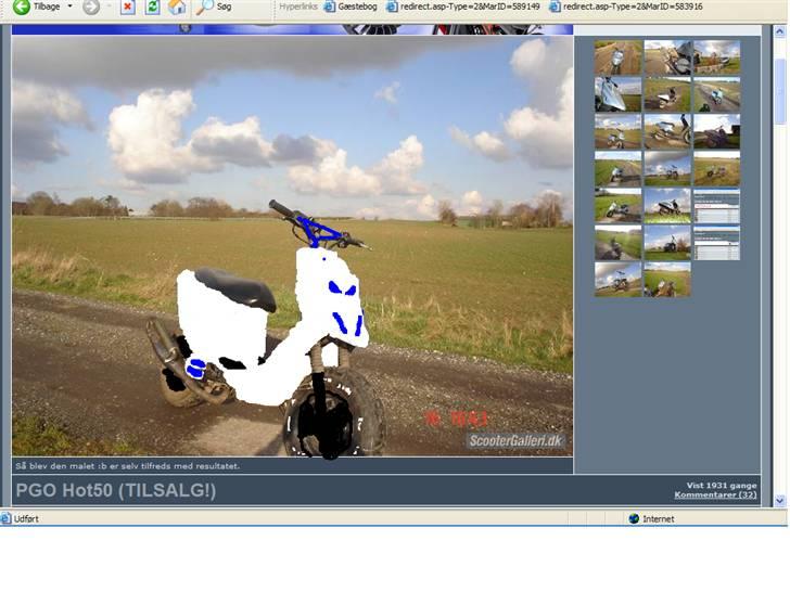 PGO Hot50 (før ombygning) - bare en lille idé til hvordan den skal se ud :b billede 3