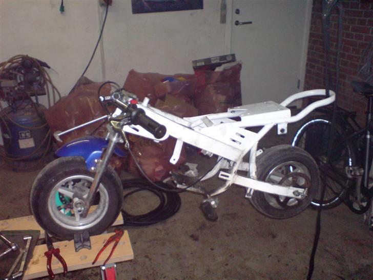 MiniBike Pocketbike / SOLGT \ - Minibiken da vi købte den.  billede 8