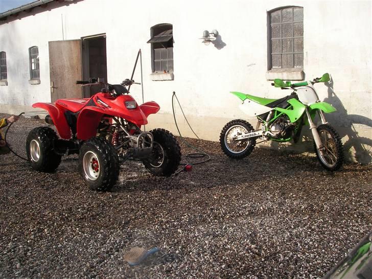 Kawasaki 85 lav (SOLGT) - igen lige en af mine venners Honda vi køre kun markrace  billede 7