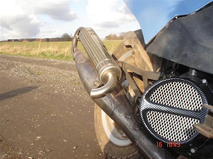 PGO Hot50 (før ombygning) - Mit c16, og Carbon grisetryne med gitter. billede 8