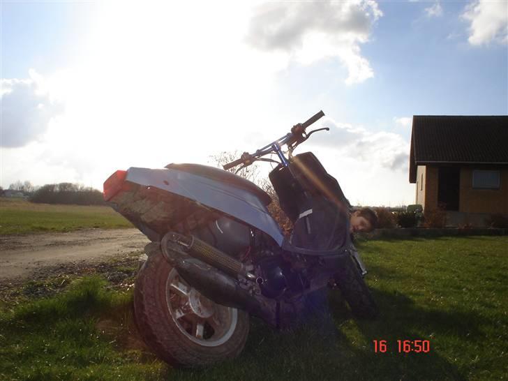 PGO Hot50 (før ombygning) - Så blev den malet :b er selv tilfreds med resultatet. billede 17