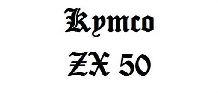 Kymco ZX 50  PROJEKT - når den er lakeret om skal det sidde på frontskjoldet. billede 9