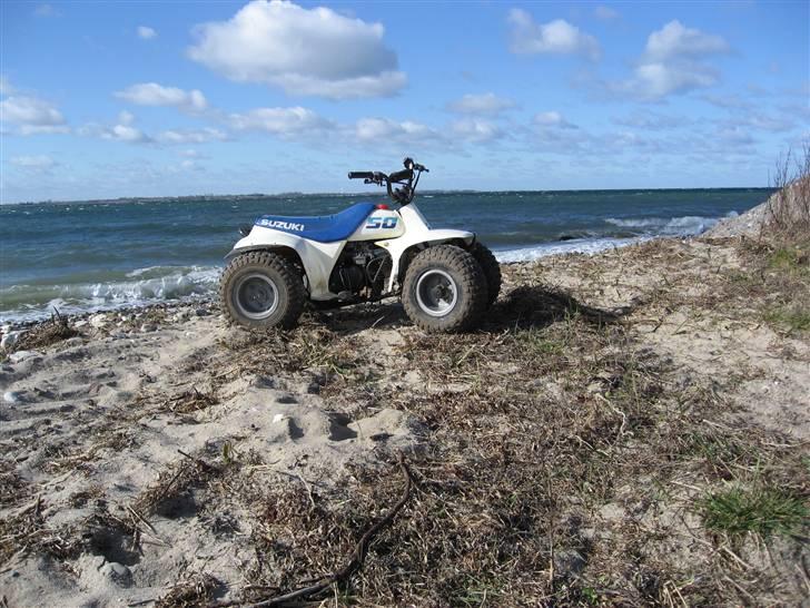 Suzuki LT50 - Lille tut på tur på femø strand billede 3