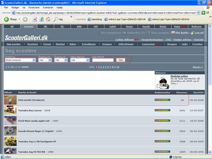 PGO Hot50 (før ombygning) - bedste bedømte på hele sg! (: <3 billede 20