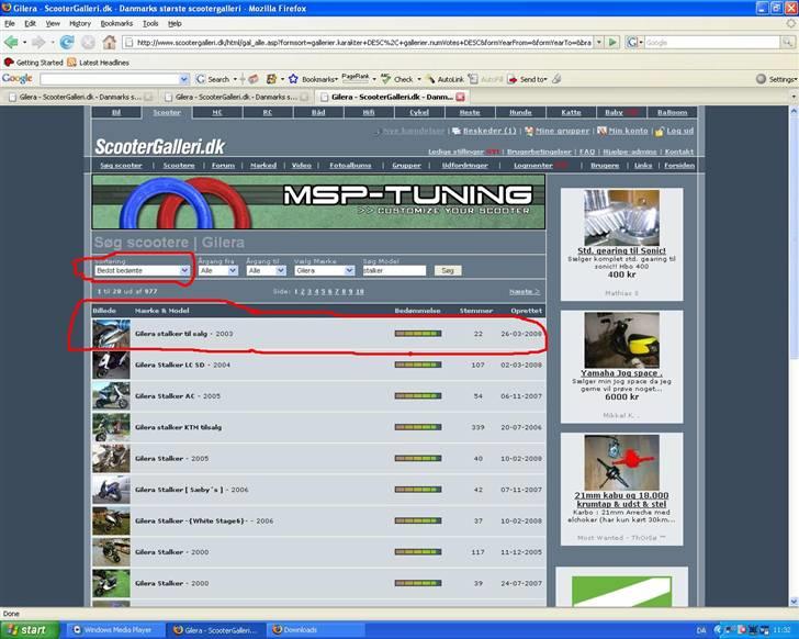 Gilera stalker solgt billede 11