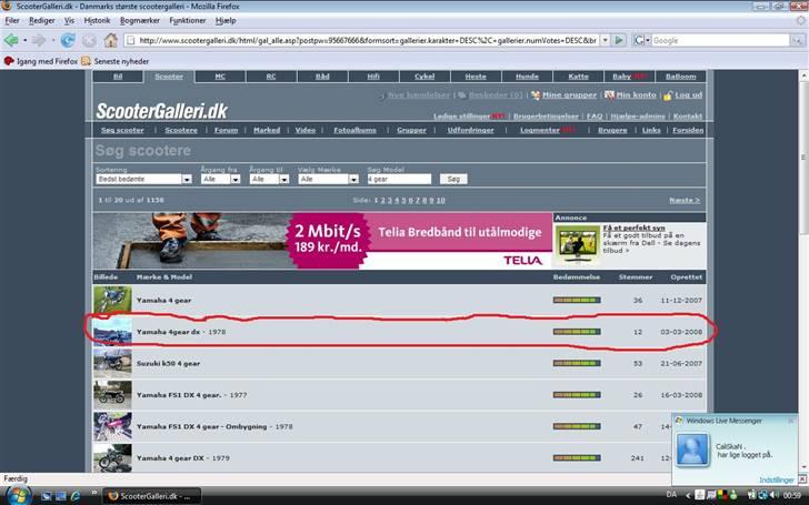 Yamaha 4gear dx solgt billede 5