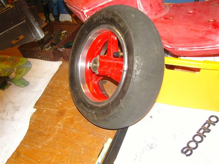 MiniBike Pocket Bike 100% SOLGT - Fælg kanten er blevet poleret op  billede 3