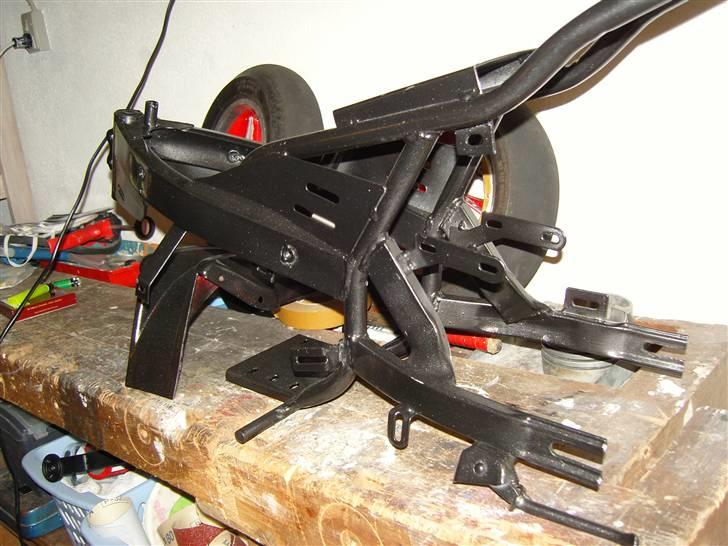 MiniBike Pocket Bike 100% SOLGT - Stellet malet med glimmer effekt billede 4