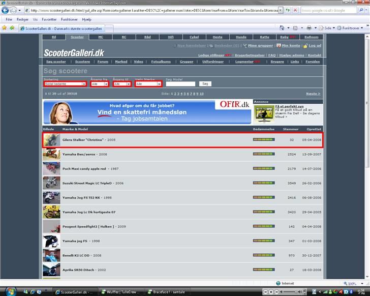 Gilera Stalker "Chanel" (Solgt) - Ja nr.1 Ja .. men der er en nar der gav mig en lav så nu ligger jeg mega langt bagude :( billede 16