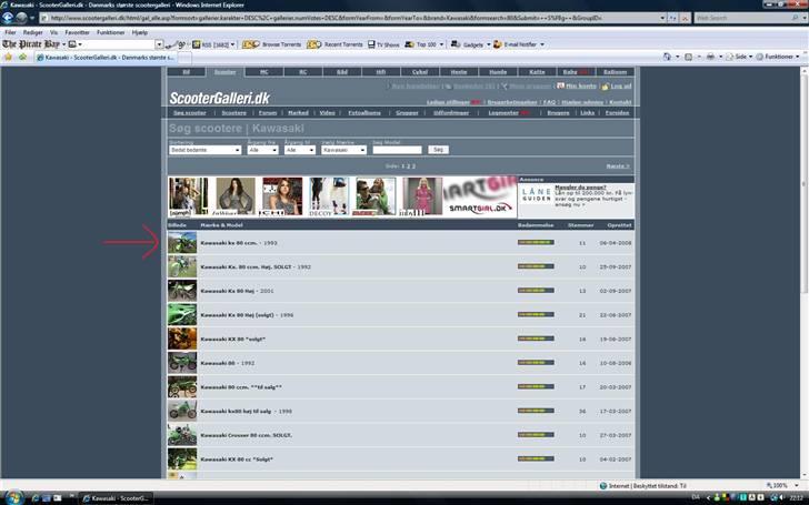 Kawasaki kx 80 ccm. (SOLGT) billede 16