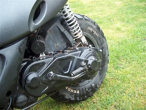 Gilera Stalker - Blanksort kicksterskjold *poleres chrom til sommer :)* billede 2