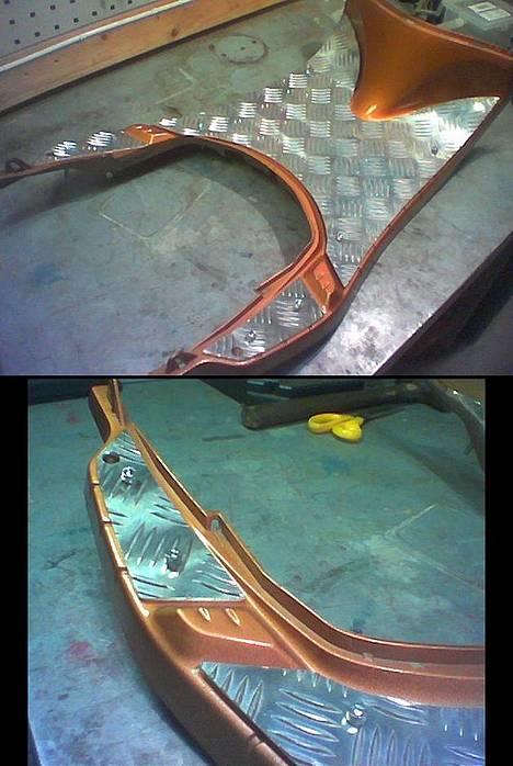 Piaggio Zip 50 AC - Nå er aluminiums plata ferdig.. billede 6