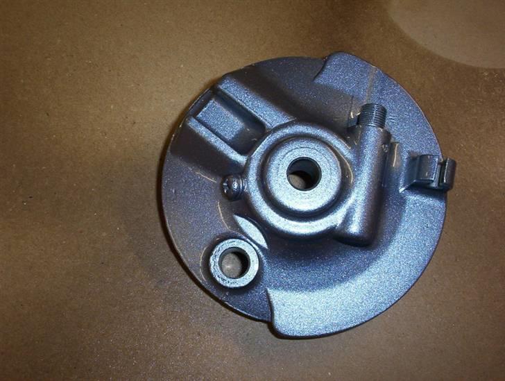 Honda Dax ST50 - Bremseplade til forhjulet - nymalet med autolak. billede 7