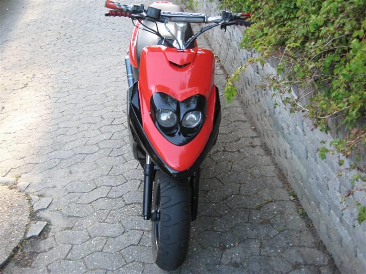 Yamaha bws ng "MHR" SOLGT :( <33 - den ser lidt lyserød ud på billederne men den er ferarri rød :p billede 7