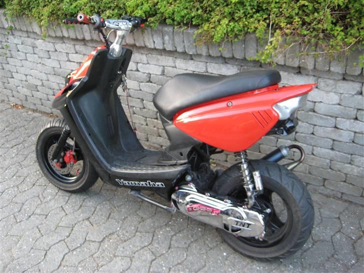 Yamaha bws ng "MHR" SOLGT :( <33 - den ser lidt lyserød ud på billederne men den er ferarri rød :p billede 10