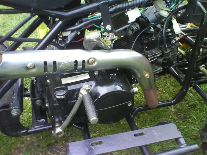 MiniBike atv 125 cmm (solgt) - skiftede lige motor de var lidt kedelig før  billede 7