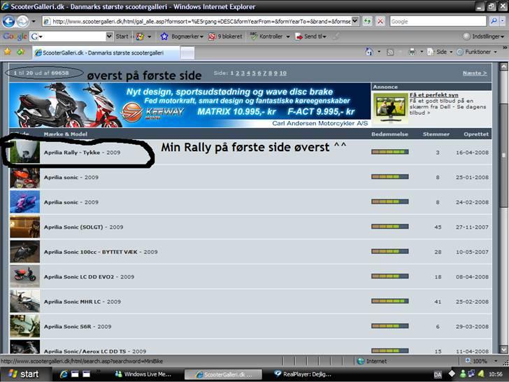 Aprilia Rally - Tykke - øverst på første side ^^ hehe billede 16