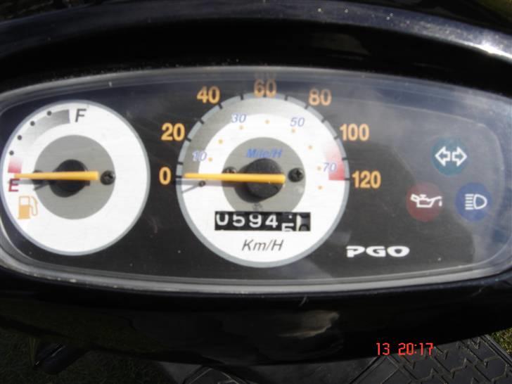 PGO Hot 50 (Til salg) - Den er lige rundet de 6000km der ude så cyl burde være kørt til nu  billede er taget lige efter den er sat på. billede 16