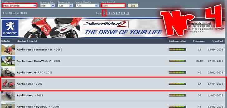 Aprilia Sonic Byttet til Jog billede 3