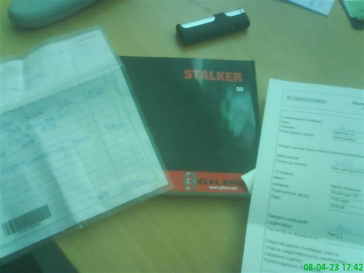 Gilera stalker ///SOLGT/// - papire :)  billede 12