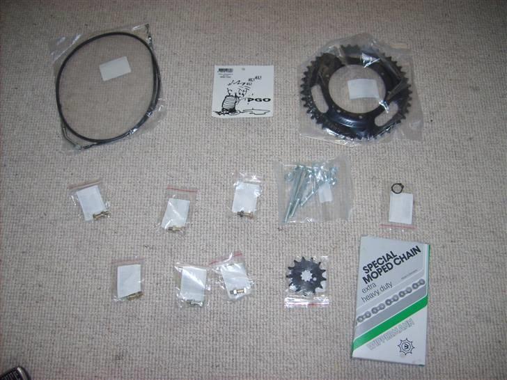 Puch maxi  E 50 BYTTE TIL BWS - har lige købt nyt kæde-kit til mine stjernefælge..;) billede 20