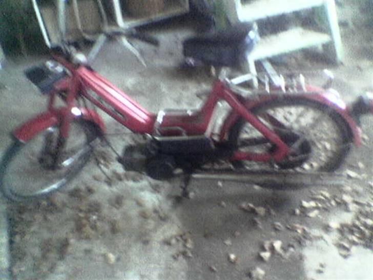 Puch maxi - sådan så den ud engang. gammel og kneppet. der er sket noget siden :P billede 15
