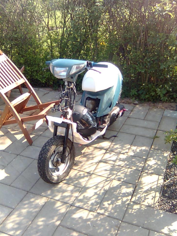 Yamaha JogAS byttet T SSM - da jeg skiftede forgaflen. gad ik samle den så kørte sådan et stykke tid til jeg fik de siste skjolde billede 10