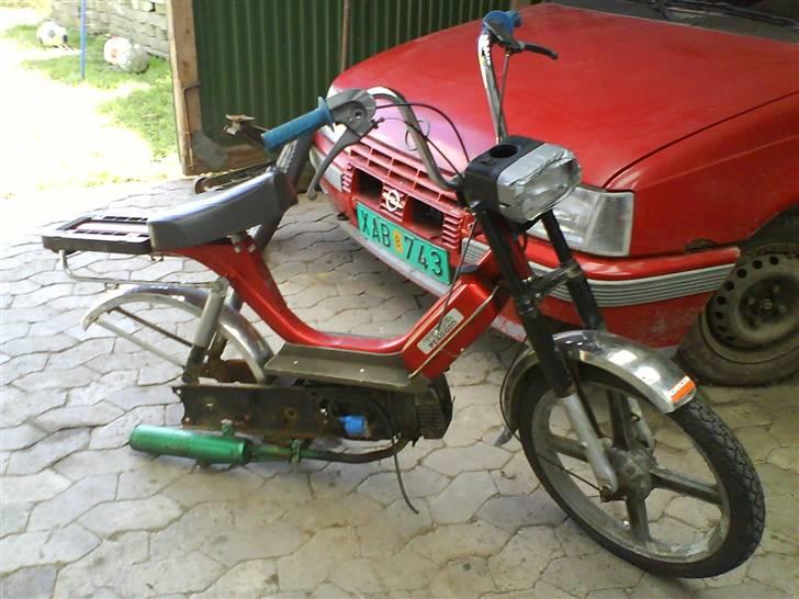 Vespa bravo SOLGT - min vespa før billede 7