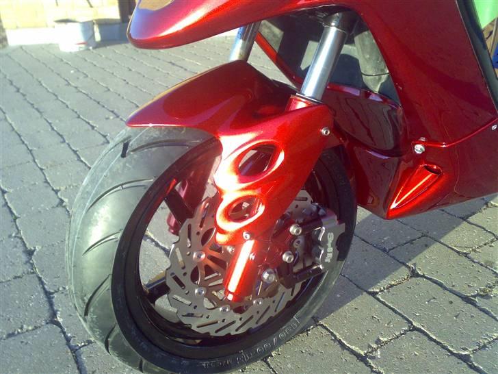 Yamaha Bws Candy red til salg billede 12