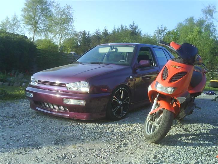 Aprilia sr50 LC DD evo 2 - ved siden af min bror`s vento :) billede 13