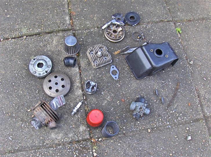 Yamaha BWS - solgt - Dele jeg fik med billede 12