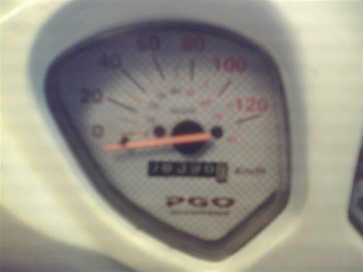 PGO Pmx sport Projekt - speedometeret tættere på billede 5