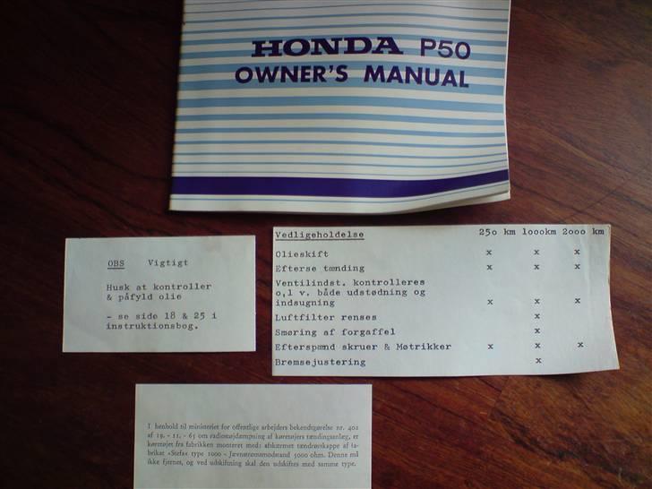 Honda P25/ Little honda :o) SOLGT billede 6