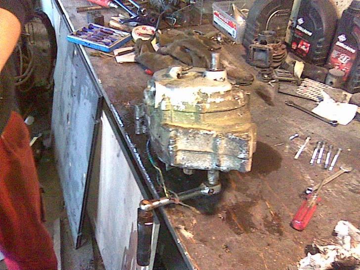 Garelli Kátia - Honda motoren. ved at blive skilt ad. billede 7