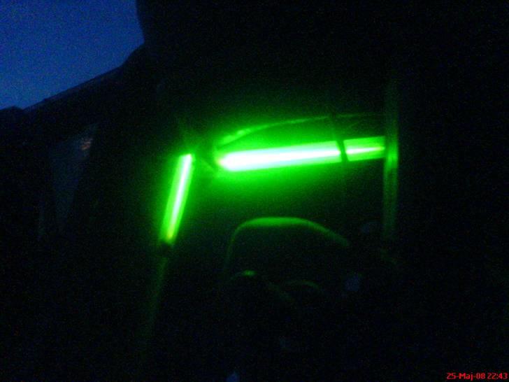 Gilera Stalker byttet - grøn neon lys rør billede 10