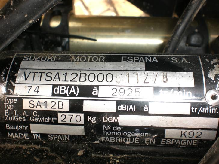 Suzuki rmx Andrés solgt billede 17