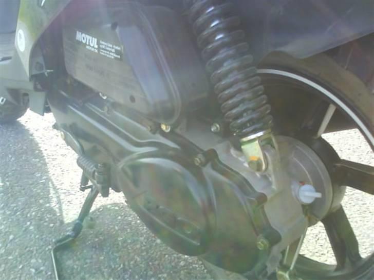 PGO Hot 50 - motoren, og det std luftfilter. billede 7