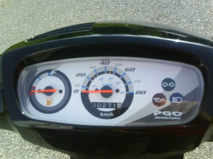 PGO Hot 50 - spedometeret. billede 8