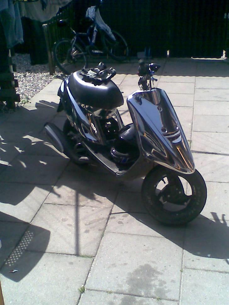 Yamaha jog byttet til pmx - med chrome skjolde billede 2