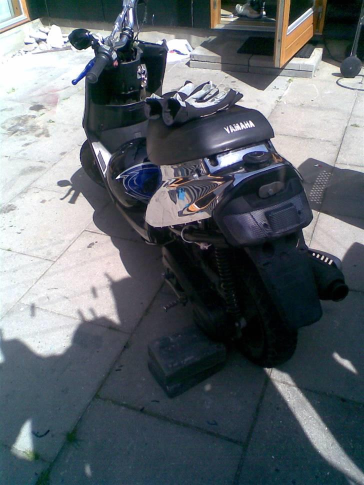 Yamaha jog byttet til pmx - efter jeg satte chrome skjolde på billede 3